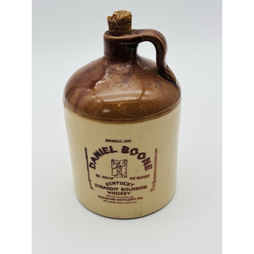 Vintage Daniel Boone Kentucky Straight Bourbon Whiskey 7" Jug
